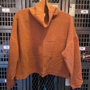 Lululemon bubble jersey crop sweatshirt